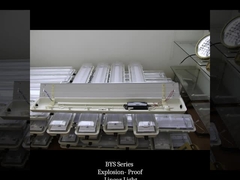 La serie BYS di luci lineari a prova di esplosione.