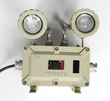 Luce di emergenza antideflagrante per montaggio a parete/soffitto Ex Db Eb IIC T6 Gb/Ex Tb IIIC T80C Db con 180 minuti di autonomia