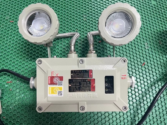 Luce di emergenza LED ignifuga 2x3W – 90lm/W, IP66 per aree pericolose