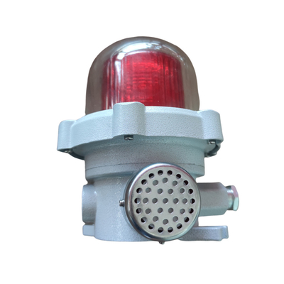 Avvertenza a prova di esplosione luci d'allarme acustiche e visive di grado industriale ATEX per luoghi pericolosi 120-180DB