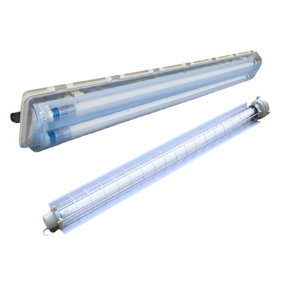 Dispositivo di illuminazione lineare fluorescente a prova di fiamma - IP66 - resistente alla corrosione