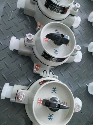 Interruttore anti-esplosione IP66 in alluminio resistente alla corrosione per il montaggio in superficie