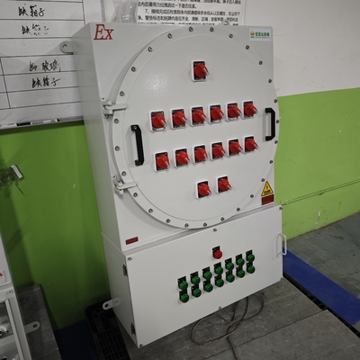 Stazione di controllo a prova d'esplosione ATEX ad alta efficienza energetica Box di controllo elettrico a prova di fiamma 220/380Vac G1/2", G3/4", G1, G1.1/4", G1.1/2", G2
