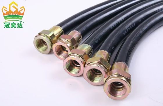 Condotto flessibile antideflagrante per ambienti polverosi e gassosi, in gomma e acciaio inossidabile, resistente agli agenti chimici, ideale per applicazioni industriali