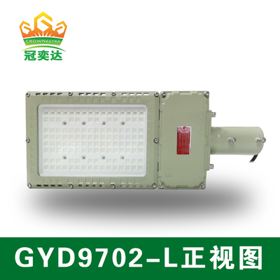 Lampada stradale LED antideflagrante montata su palo per l'industria petrolifera e del gas, modulare da 50W-240W IP66 Zona 1 e 2 per illuminazione esterna in aree pericolose