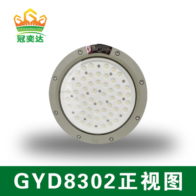 Lampada LED High Bay antideflagrante per aree pericolose (100W-200W, IP66) – Lega di alluminio, montaggio a soffitto/parete, 120lm/W