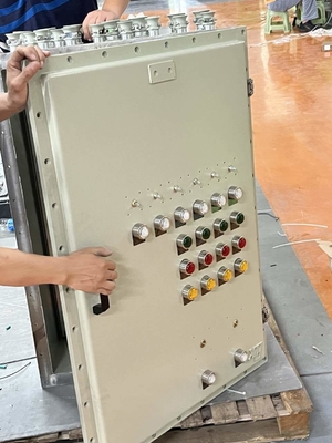 Scatola di distribuzione illuminazione antideflagrante serie ATEX CNEX CXM Ex D IIC IP66 in alluminio, ideale per zone pericolose