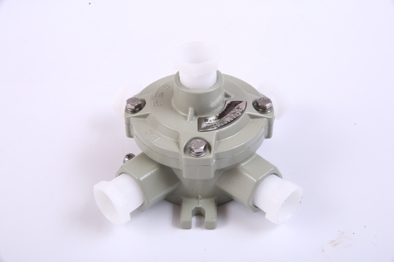 Scatola di giunzione elettrica antideflagrante WF2 in alluminio pressofuso, a prova di corrosione e impermeabile IP65, 2 3 ingressi orizzontali