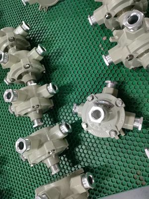 Scatola di giunzione antideflagrante con livello di protezione IP65 in lega di alluminio per impianti petrolchimici