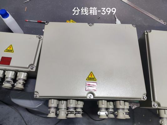 Scatola di giunzione rotonda antideflagrante in carbonio 4" 1" – IIB IIC Classe WF2 per aree pericolose petrolifere e del gas