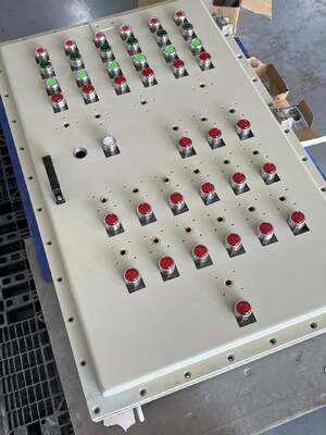 Pannello di distribuzione antideflagrante personalizzato in lega di alluminio, resistente alla corrosione, EX IIB