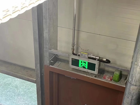 3W a prova d'esplosione LED di emergenza 50000h vita utile segnale di uscita a prova di esplosione per impianti chimici