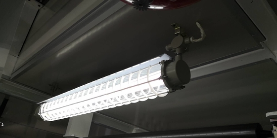 Lampada a tubo fluorescente a prova di esplosione con lega di alluminio 18W 36W IP66