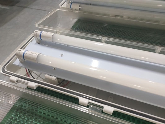 ATEX 1200mm Lunghezza 2*18w doppio tubo luce a LED lineare a prova di esplosione
