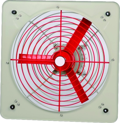 Ventilatore di scarico a prova di esplosione ad alta efficienza 120-750w con dispositivo di ammortizzazione delle vibrazioni per ambienti pericolosi