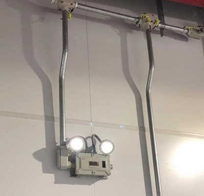 2*4,5w doppio faro di emergenza per parete montato ATEX LED luce a prova di esplosione luce di emergenza per luoghi pericolosi
