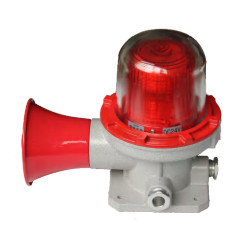 Alarme acustico e visivo a luce a led impermeabile all'esplosione 5-40W 180DB con 150 volte/min
