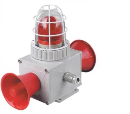 Allegato di alluminio, scatole a prova di esplosione, allarmi acustici e visivi con sorgente a led adatti alle zone 1,2 e 21,22