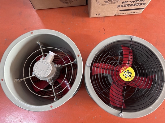 1450 r/m industriali a prova di esplosione Sgombero di 300 mm di diametro Ventilatore di sicurezza e ventilazione ad alte prestazioni per aree pericolose