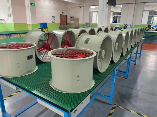 1450 r/m industriali a prova di esplosione Sgombero di 300 mm di diametro Ventilatore di sicurezza e ventilazione ad alte prestazioni per aree pericolose