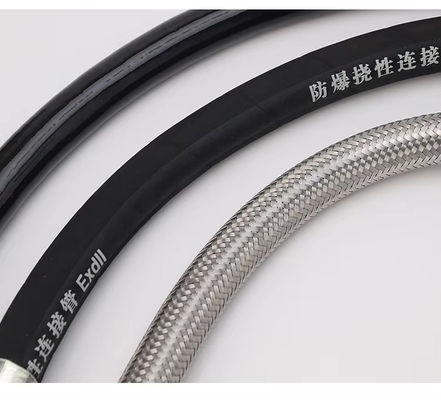 Resistente alla polvere, protetto dall'acqua IP65, realizzato in acciaio inossidabile durevole, condotto flessibile antideflagrante da 1/2" per prestazioni di lunga durata