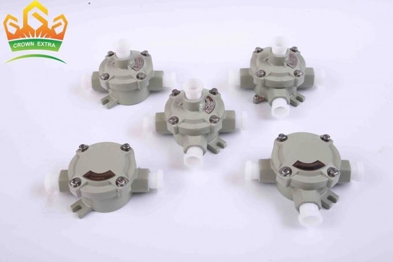 Fabbrica diretta IP65 a prova di esplosione impermeabile scatola di giunzione fatta di lega di alluminio per G1/2&quot; G3/4&quot; G1&quot; G1.1/4