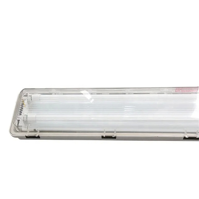 Materiale GRP luce fluorescente resistente alle esplosioni 1200mm 2*18w per industria chimica