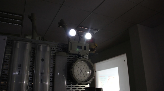 Luce di emergenza a LED antideflagrante impermeabile IP66 Ricaricabile Batteria NiCd Alloggiamento grigio chiaro