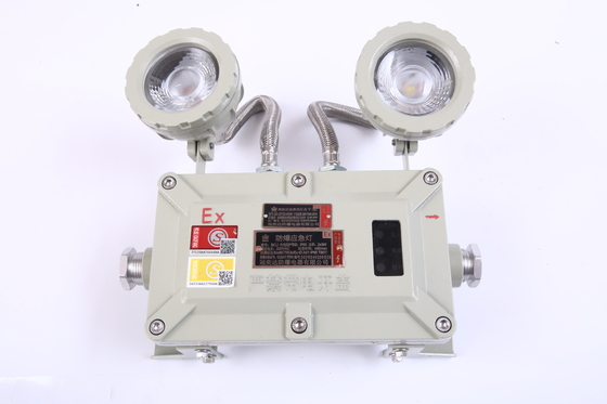 Luce di emergenza a prova di esplosione montata a parete con 1CCT80 Min tempo di emergenza utilizzato per le aree industriali