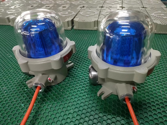 120-180 dB di luce di allarme audio a prova di esplosione con lampeggiante 150 volte/minuto