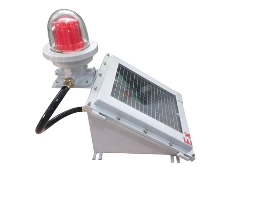 Zone 1 2 / Zone 21 22 Luci di segnalazione di ostacolo aeronautico certificate ATEX IECEx, illuminazione di segnalazione sicura per aree pericolose