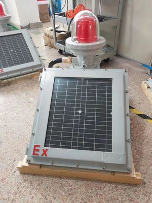 Luce di ostruzione LED solare antideflagrante per aree pericolose IP65
