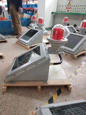Luce di ostruzione LED solare antideflagrante per aree pericolose IP65