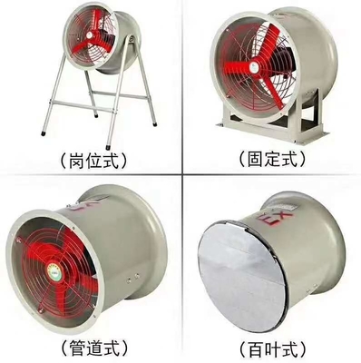 2000m3/h 1450r/m Ventilatore assiale a prova di esplosione con diametro di 250 mm per ambienti pericolosi da esplosione