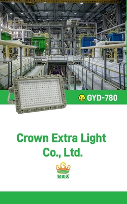 ATEX IECEx RoHS CNEX 150W Luce a LED a prova di esplosione per illuminazione industriale 5 anni di garanzia
