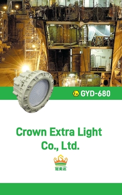 Luce a prova di fiamma di alto profilo, certificata ATEX, IECEx, RoHS per stazioni di servizio delle raffinerie, zone 1, 2 e 21,22,100w