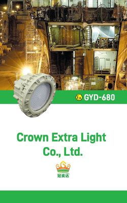 Lumiere a prova di esplosione a LED 100-240W ATEX IECEx Certificato IP66
