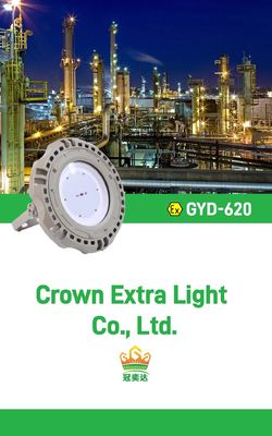 Lumiere a prova di esplosione a LED 100-240W ATEX IECEx Certificato IP66