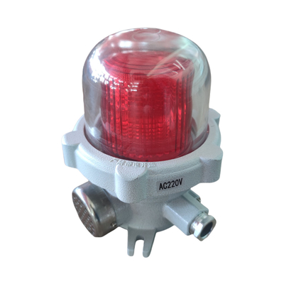Avvertenza a prova di esplosione luci d'allarme acustiche e visive di grado industriale ATEX per luoghi pericolosi 120-180DB