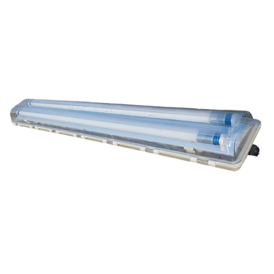 GRP Explosion Proof LED Linear Fluorescent Light per ambiente industriale pericoloso 110lm/w