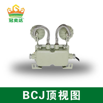 Luce di emergenza antideflagrante per montaggio a parete/soffitto con alluminio di grado marino e 2*3Watt