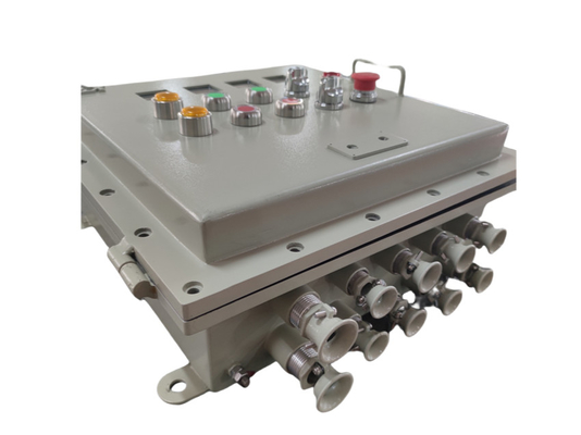 Scatola di distribuzione di pannelli di controllo a prova di esplosione personalizzati con protezione IP66 e alluminio marino 225A
