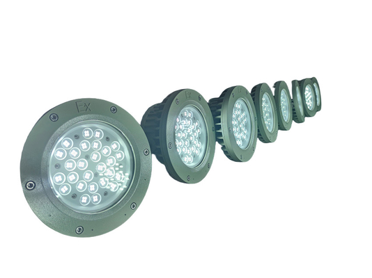 Div 1 ATEX Approvato Exproof Flameproof LED Bay Light con grado WF2 150Watt 180lm/w