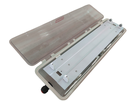 Lampada fluorescente a LED ignifuga Ex d ATEX IECEx con rating IP66 per aree pericolose 53W 100lm/w