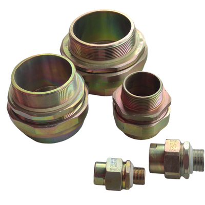 Argento ottone 6-12 mm Clamping Ex Proof Gland superficie liscia
