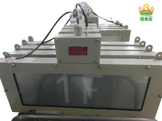 Segnaletica di uscita a LED con tempo di emergenza di 180 minuti di grado industriale IP66 per ambienti pericolosi con funzione di illuminazione di emergenza