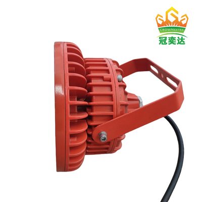 Luce a prova di esplosione a LED ATEX IP66 Aluminio di qualità marina per navi offshore Olio 175lm/watt 295V