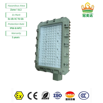 Lumiere a LED per strada con prova di esposizione di ATEX WF2 IP66 perline CREE per la zona 1 Campo petrolifero/marino 180lm/w 295≤V