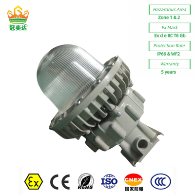Sicurezza Illuminazione a LED a prova di scarico soffitto di alta baia IP66 WF2 per la zona petrolifera e del gas 1 3000lm 95~295VAC
