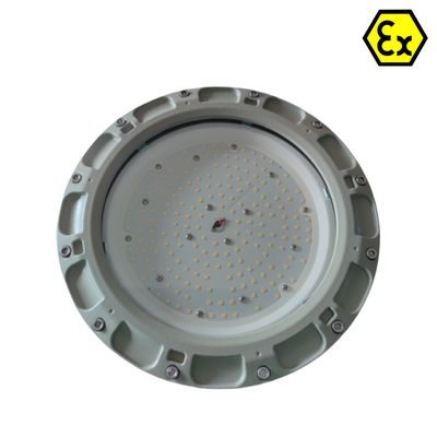 Lampade a LED a prova di esplosione ATEX IEC con efficienza energetica di 185lm/w IP66 WF2 per la luce industriale a gas di petrolio della zona 1